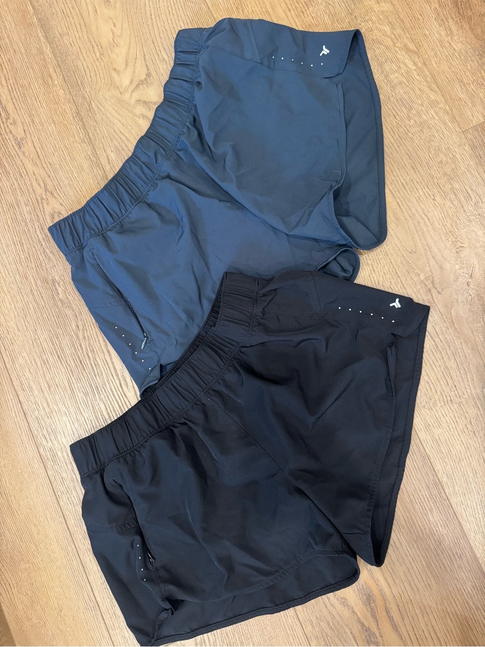 Running Shorts - Black and Navy Blue